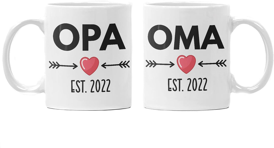 Trendation - Ihr werdet Oma und Opa 2022 Geschenk Schwangerschaft Verkünden Überraschung Baby Du Wir