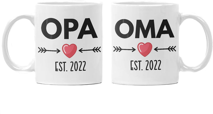 Trendation - Ihr werdet Oma und Opa 2022 Geschenk Schwangerschaft Verkünden Überraschung Baby Du Wir