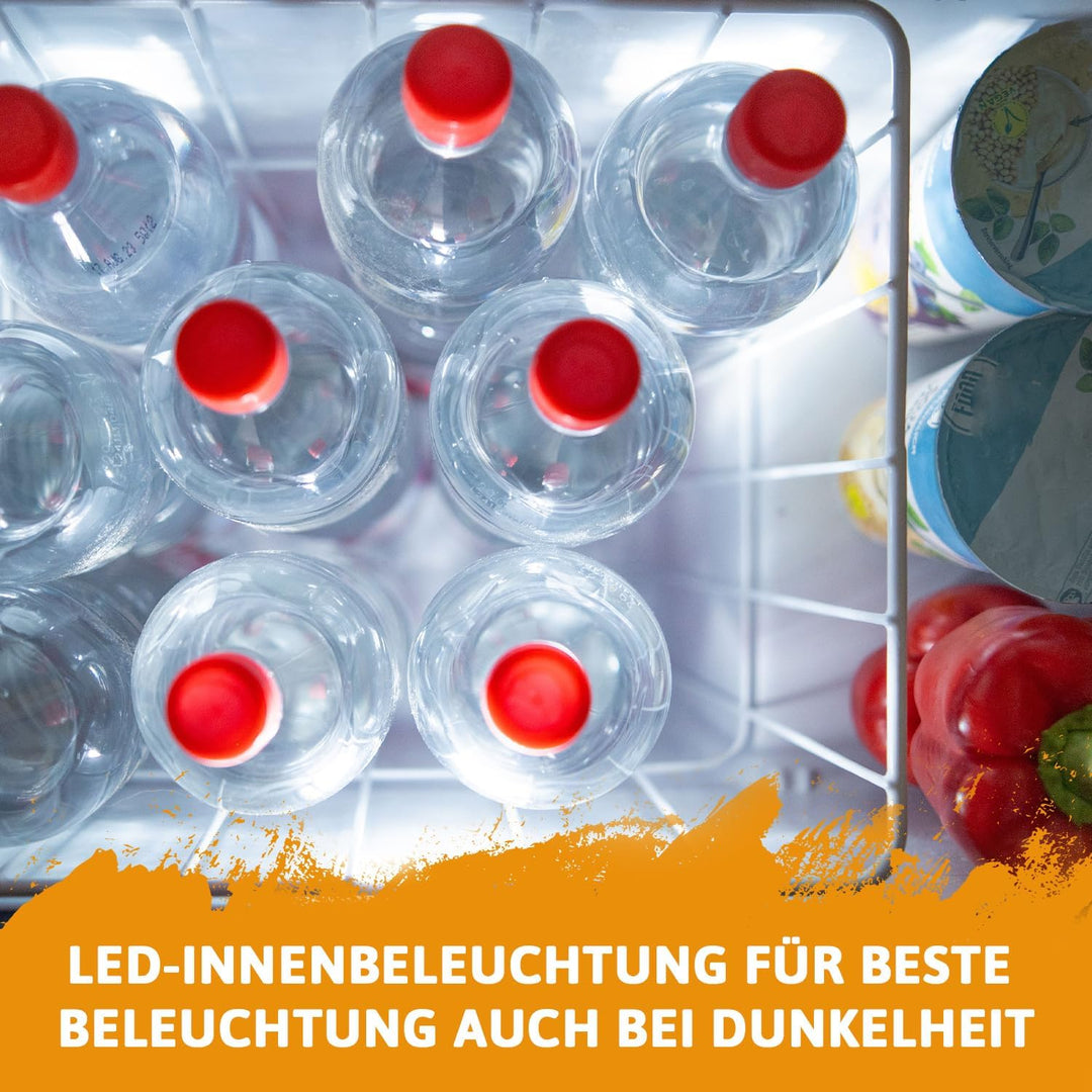 elektrische Kühlbox 22L - Kompressor Gefrierbox für Camping & Auto, bis -20°C, Portable Kühl- und Ge