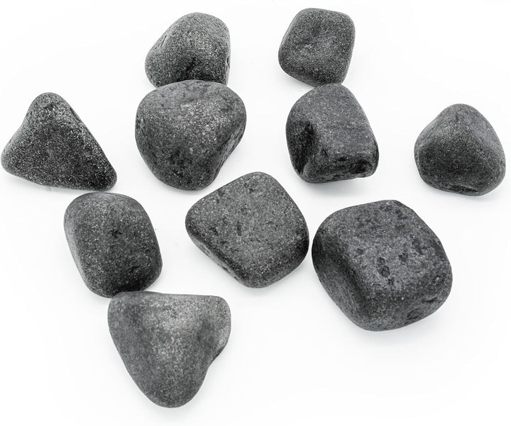 Saunasteine Olivin-Diabas 15 kg – Abgerundet, 10–15 cm | Hohe Wärmespeicherung, Hohe Haltbarkeit | F