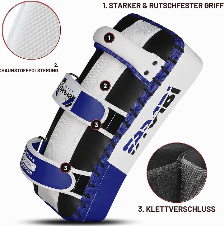 Farabi Sports schlagpolster für Coaching, Training, Kickboxen Curved Kick Pads, schlagpolster Kampfs