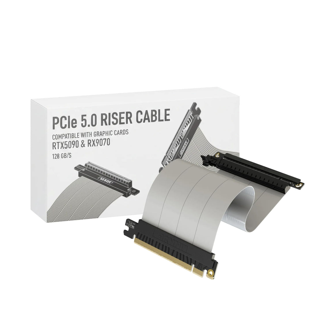 LINKUP - AVA5 PCIE 5.0 Riser-Kabel | RTX5090 RX9070 GPU Bereit | x16 128GB/s Geschwindigkeit | PCIe
