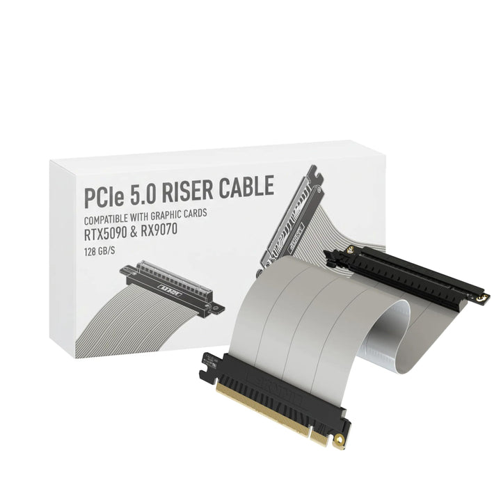 LINKUP - AVA5 PCIE 5.0 Riser-Kabel | RTX5090 RX9070 GPU Bereit | x16 128GB/s Geschwindigkeit | PCIe