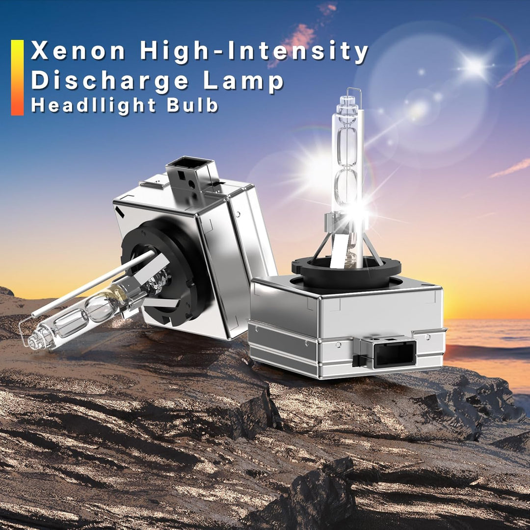 2 Pack D3S Xenon Brenner 8000K kaltes Blau Leicht Bläulich Hervorragende Helligkeit & Sicht Einfache