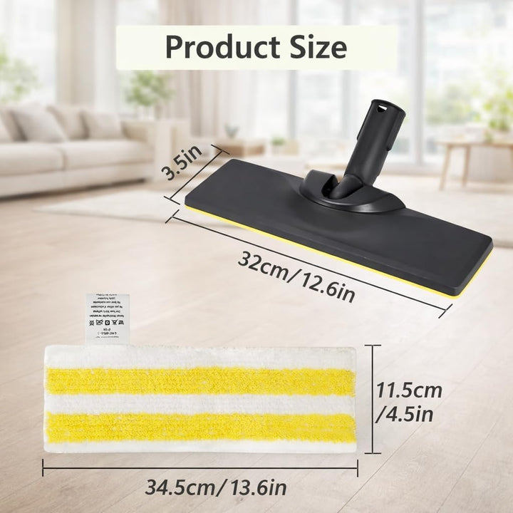 5 Stück Bodendüsen Set für Kärcher EasyFix Dampfreiniger SC 2, SC 3, SC 4, SC 5, Ersatz Bodendüse in