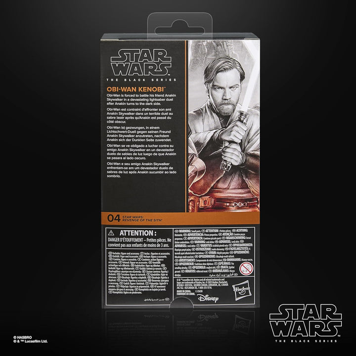 Star Wars The Black Series Obi-Wan Kenobi, Star Wars: Die Rache der Sith Premium Action-Figur zum Sa