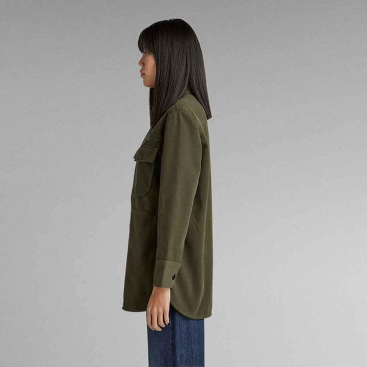 G-STAR Damen Boyfriend Overshirts, L Gr&#xFC;n (Lt Hunter D22178-d200-8165)