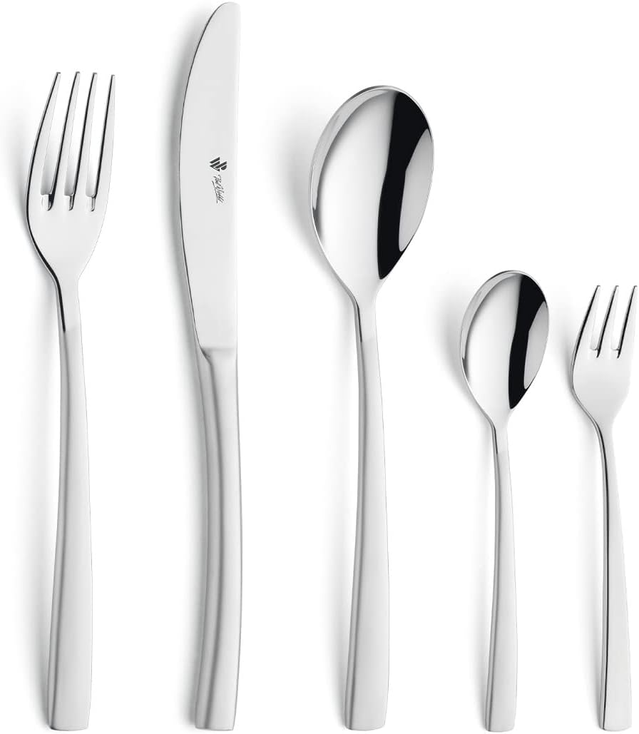 Paul Wirths Besteckset 60-teilig, Swing Satiniert