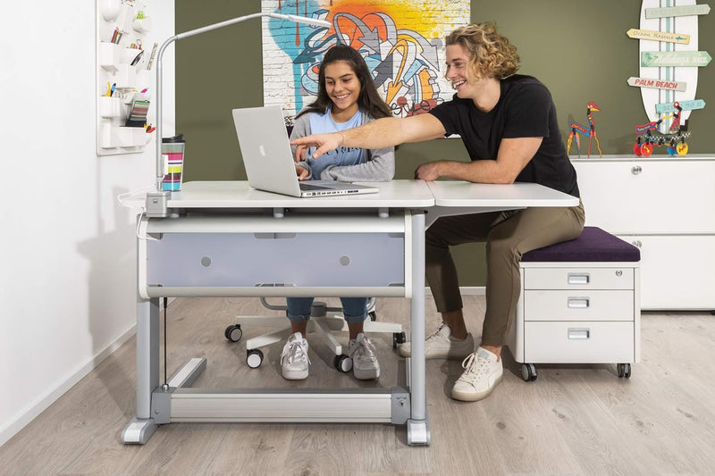 moll Champion Side Top, Tisch-Erweiterung in die Breite, seitliche Ablagemöglichkeit, Weiss, Holzwer