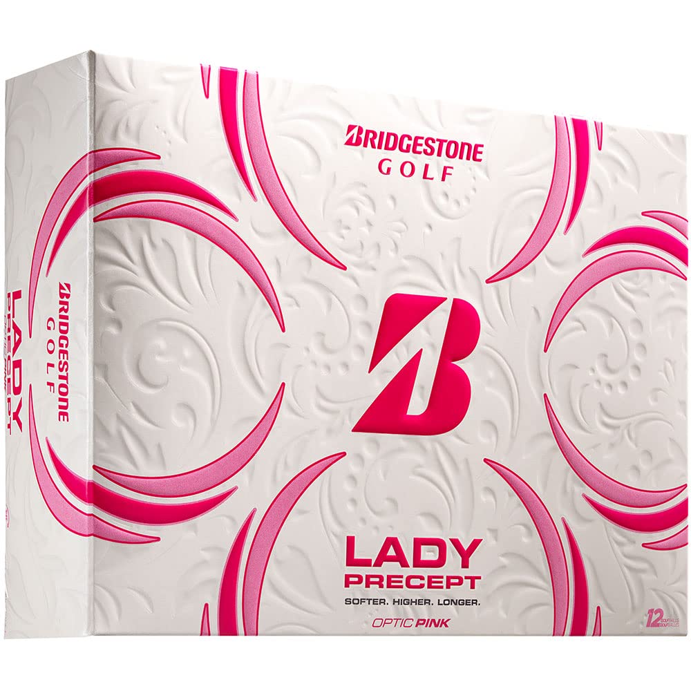Golfbälle 2021 Lady Precept Pink Gummi, Pink