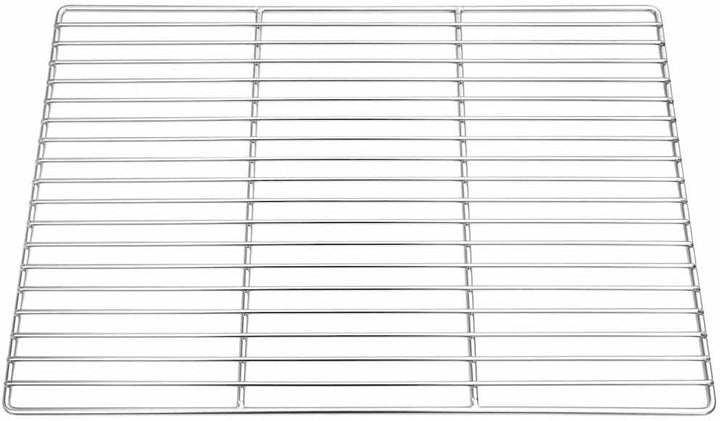 vidaXL Grillrost Silber 50 x 35 cm Edelstahl, Garten und Terrasse, Rechteckiges Edelstahl-Rost, mode