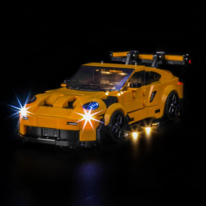 Update Version Licht-Kit Kompatibel mit Lego Porsche 911 GT3 RS Super Car 77239 (Kein Modell), Led B
