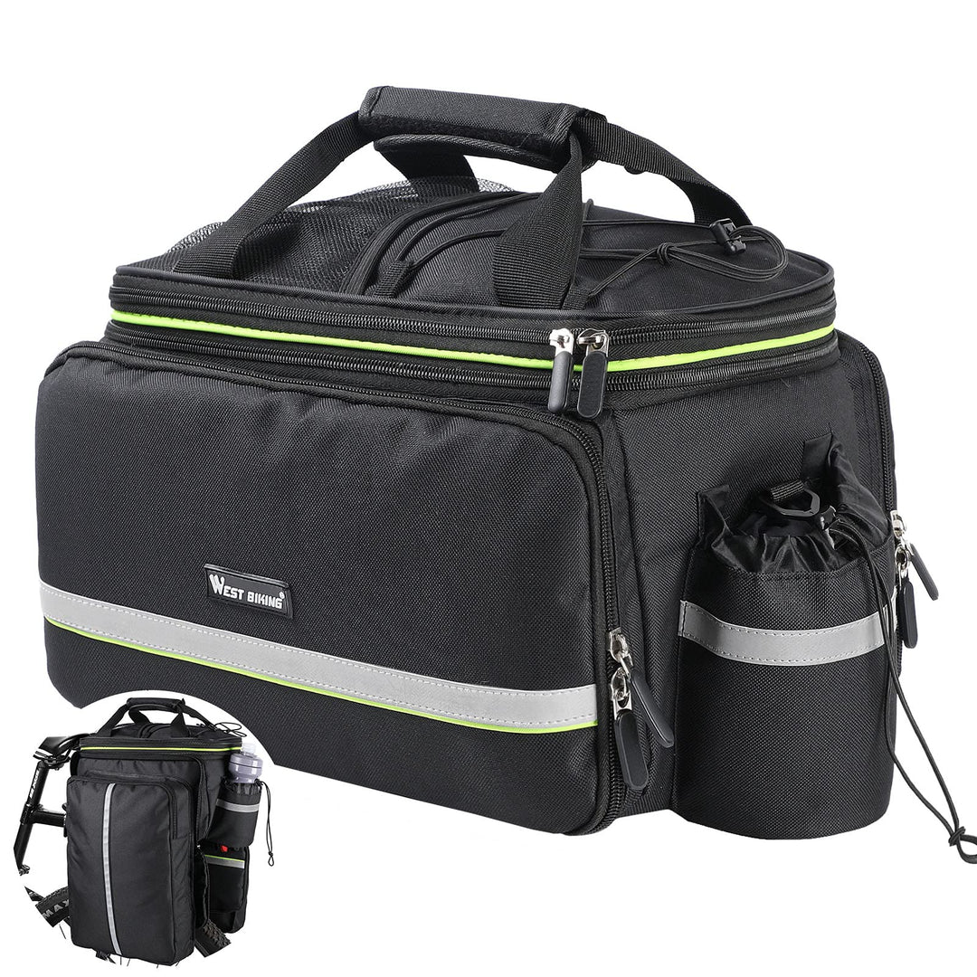 UBORSE 3in1 Fahrradtasche für Gepäckträger 35L Wasserdicht Fahrrad Gepäckträgertasche Reflektierend