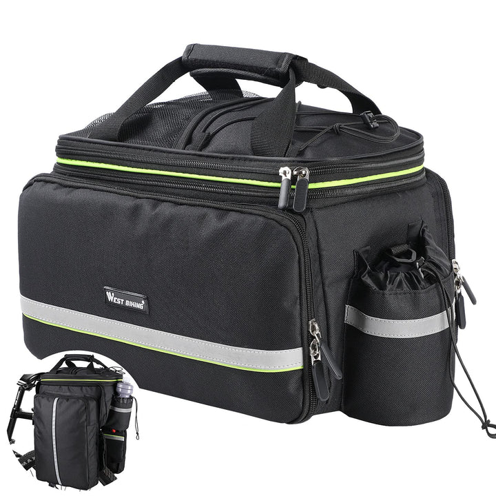 UBORSE 3in1 Fahrradtasche für Gepäckträger 35L Wasserdicht Fahrrad Gepäckträgertasche Reflektierend
