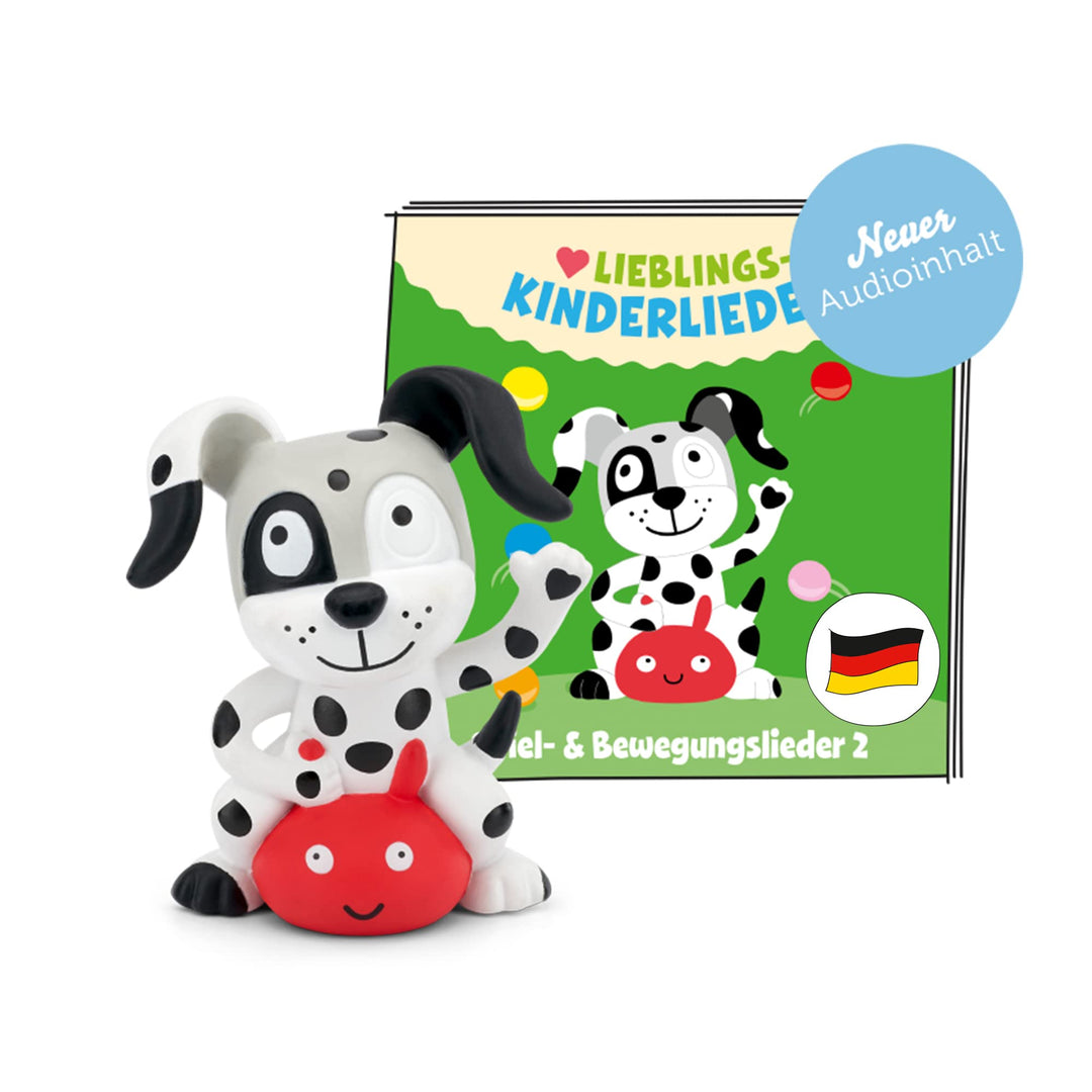 tonies Hörfigur für Toniebox, Lieblings-Kinderlieder – Spiel- und Bewegungslieder 2, Kinderlieder fü