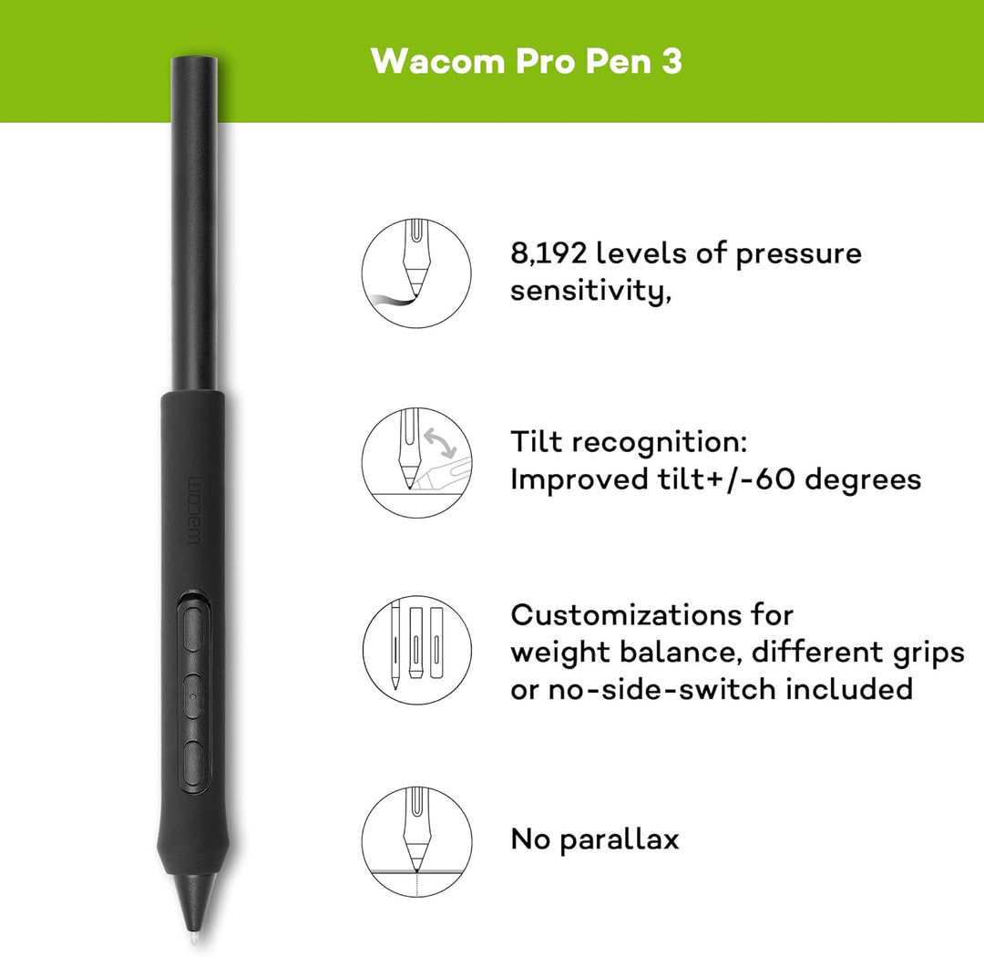 Wacom Cintiq Pro 27 Grafiktablett ohne Standfuss (4k-Auflösung, 26,9-Zoll-Display, HDR-Gamma, Panton