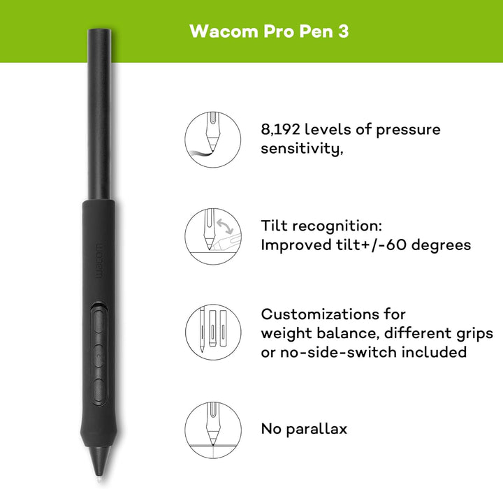 Wacom Cintiq Pro 27 Grafiktablett ohne Standfuss (4k-Auflösung, 26,9-Zoll-Display, HDR-Gamma, Panton