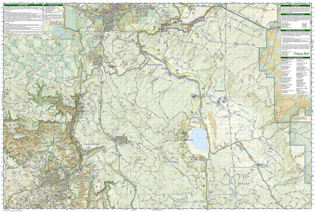 Flagstaff / Sedona - Coconino National Forest: NATIONAL GEOGRAPHIC Trails Illustrated National Parks