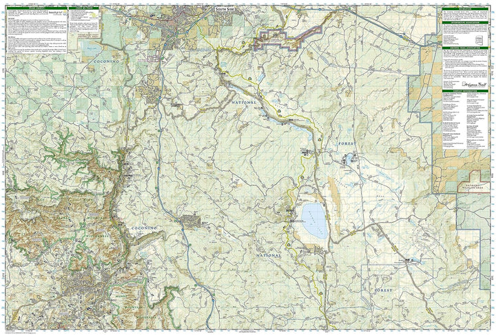 Flagstaff / Sedona - Coconino National Forest: NATIONAL GEOGRAPHIC Trails Illustrated National Parks