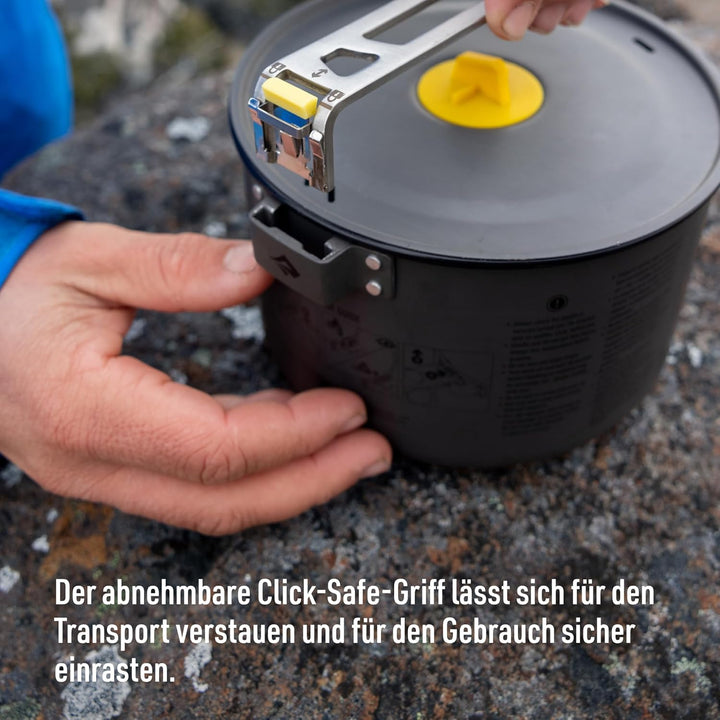 SEA TO SUMMIT - Frontier Pot 1.3L - Ultraleichter Campingtopf - 1 Person - Kochtopf mit Antihaftbesc