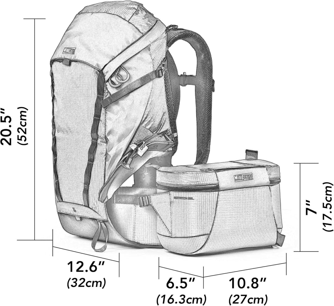 Think Tank Mindshift Unisex Erwachsene Rotation 22 Fotorucksack Schwarz/Grau 22 l 22L+, 22L+