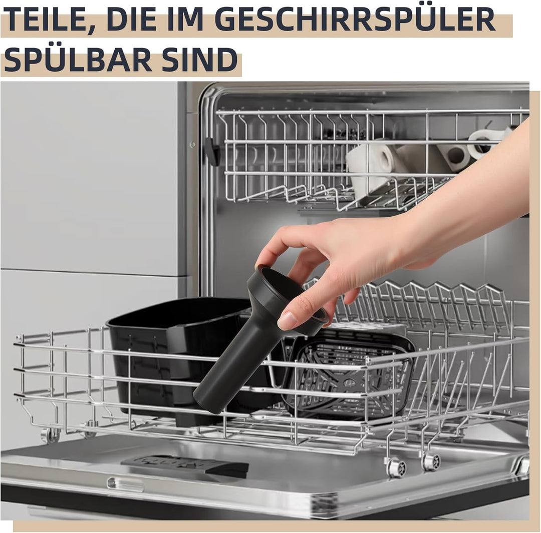 Elektrischer Wurstfüller, Fleischwolf mit Fleischbällchen-Aufsatz und 3 Wurstaufsätzen, Küchenmaschi