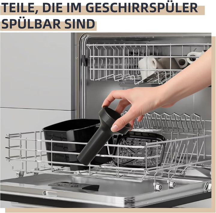 Elektrischer Wurstfüller, Fleischwolf mit Fleischbällchen-Aufsatz und 3 Wurstaufsätzen, Küchenmaschi