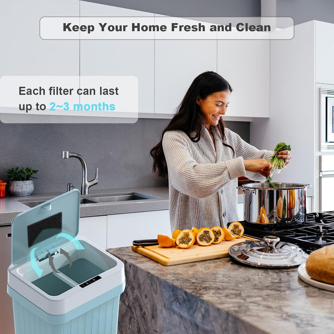8stk Mülleimer Filter, Geruchsfilter Mülleimer Universeller Geruchsfilter Aktivkohle Mülleimer Kohle