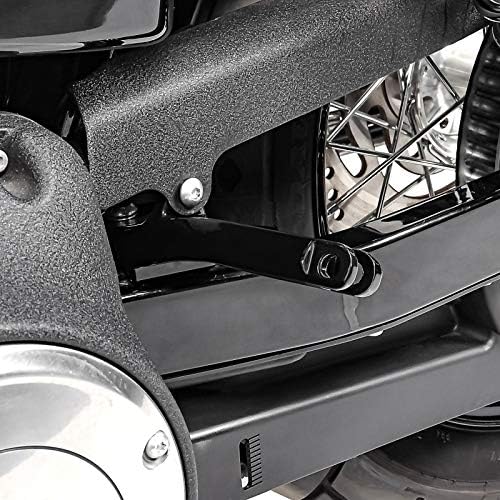 Sozius Fussrasten-Halter für Harley Davidson Dyna Low Rider S 16-17 schwarz