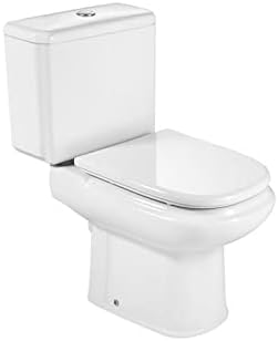 Roca Old Design Dama Ersatz-WC-Sitz mit Standard-Stangenscharnier, A801327004, weiss WC Sitz, WC Sit
