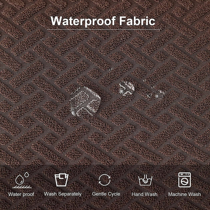 LANSHENG Stuhlbezug Sitzfläche Waschbarer Stretch Wasserdicht Jacquard Bezug für Stühle Esszimmerstu