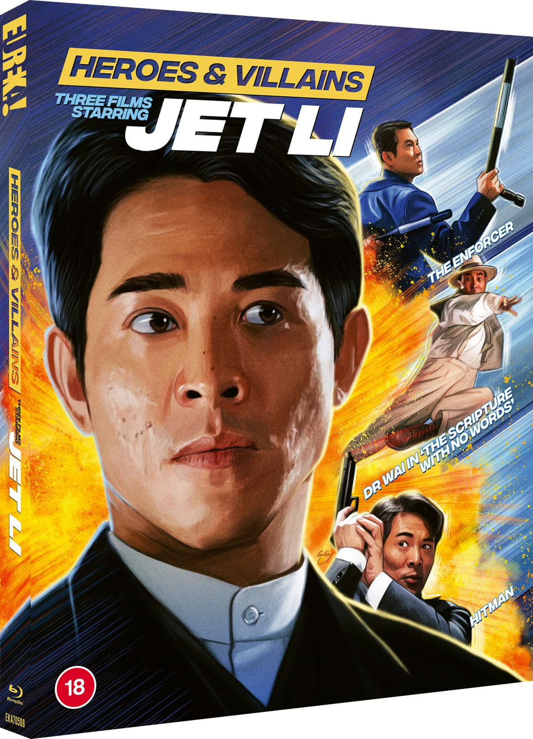 Heroes and Villains - The Enforcer / Dr Wai In The Scripture With No Words / Hitman (Limited) [Blu-R