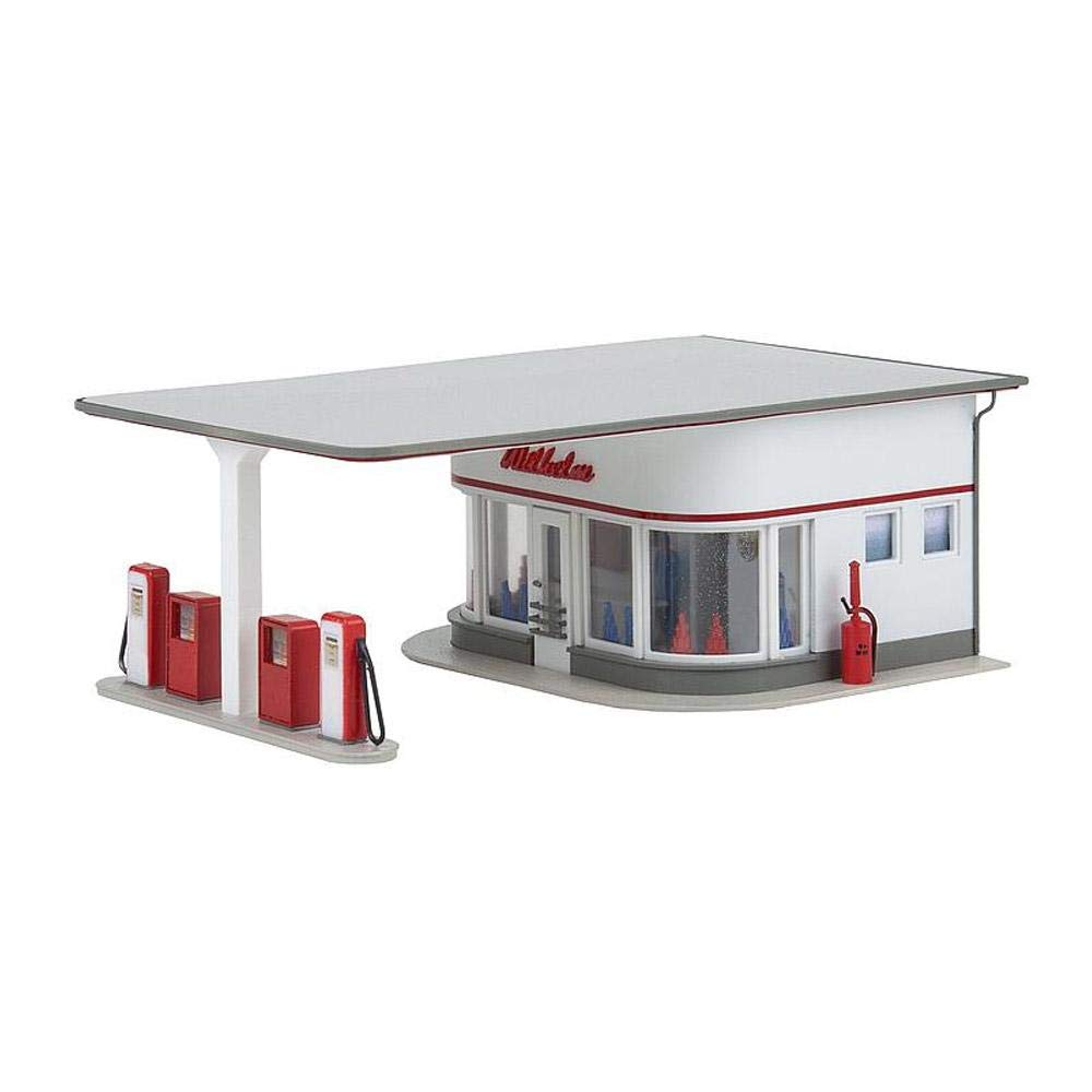 Faller FA130590 Tankstelle 50er Jahre Modellbausatz, Zubehör, Mehrfarbig, One Size