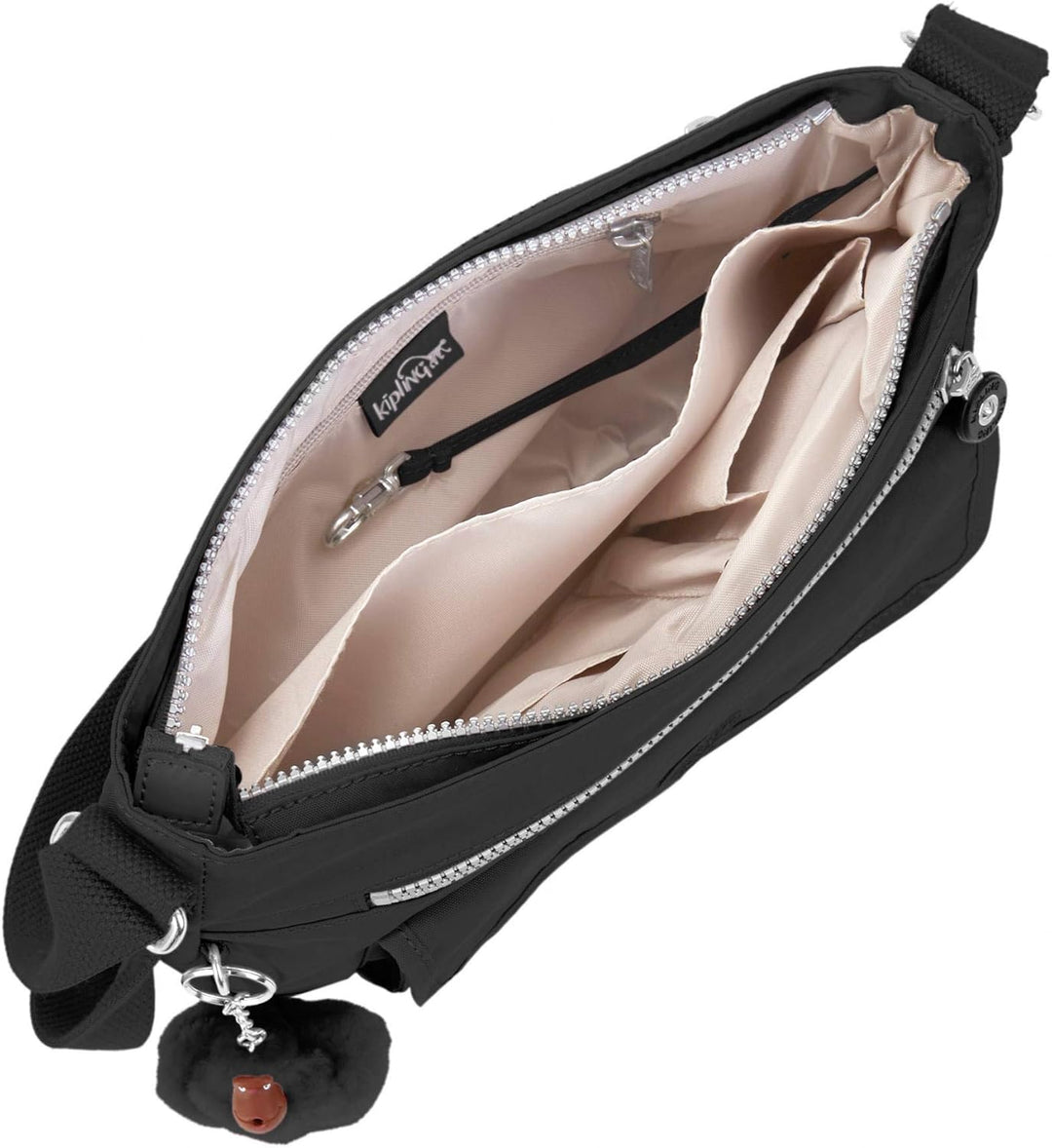 Kipling Damen Syro Umhängetasche Einheitsgrösse Schwarz, Einheitsgrösse Schwarz