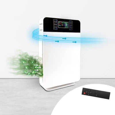 Mediashop LIVINGTON AirPurifier | Luftreiniger bis zu 30m2 | 6-Filter-System | zuschaltbar: UV- und
