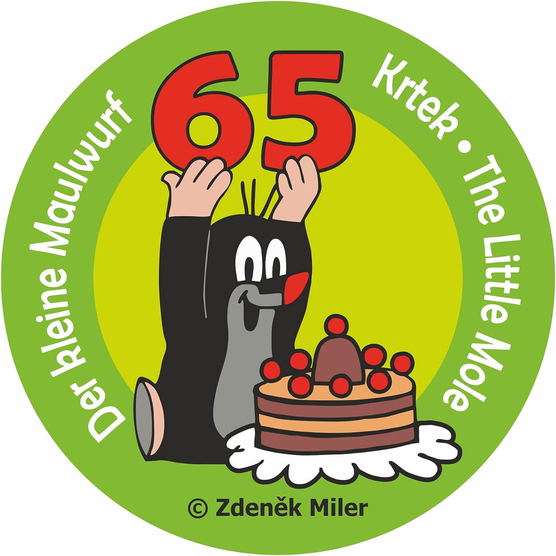 Plüschtier Kuscheltier 30 cm Original Der Kleine Maulwurf mit Blau Hose, Stehend Stofftier Schmuseti