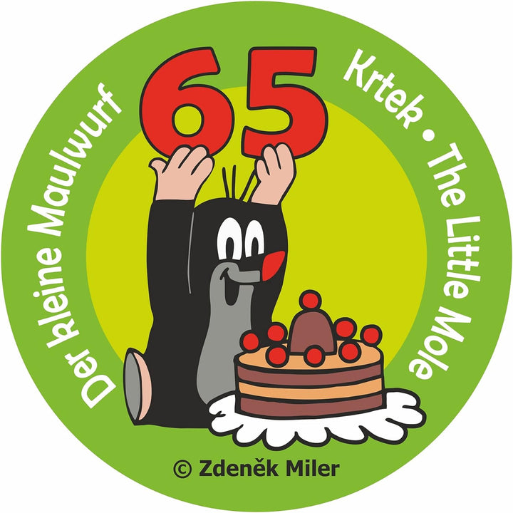 Plüschtier Kuscheltier 30 cm Original Der Kleine Maulwurf mit Blau Hose, Stehend Stofftier Schmuseti