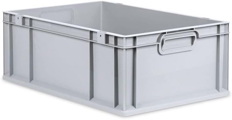 PROREGAL SuperSparSet 4x Eurobox NextGen Grip | HxBxT 22x40x60cm | 44 Liter | Griffe geschlossen | V