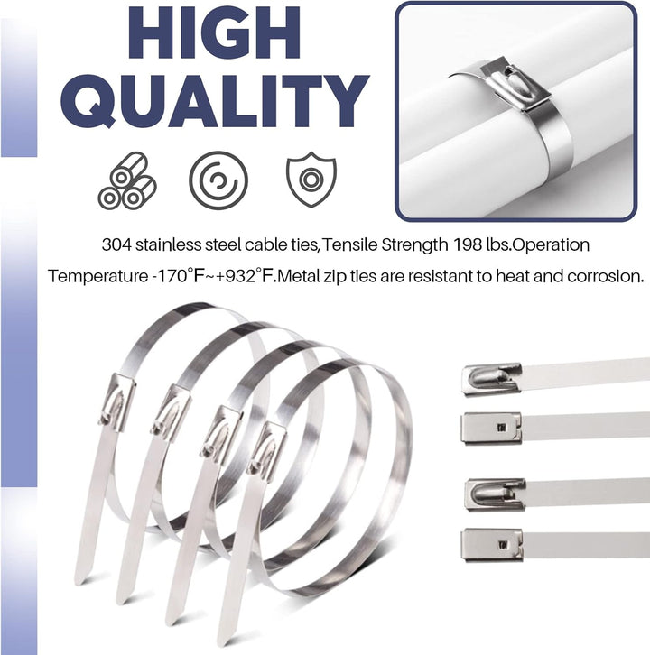 Swpeet 37 Stück 10,2 cm 20,3 cm 35,6 cm CV-Gelenk-Ohrklemme Banding Boot Clamp Werkzeug mit Edelstah