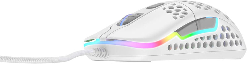 Xtrfy M42 RGB, ultraleichte kabelgebundene Gaming-Maus, hochmoderner Pixart 3389 Sensor, modulares G