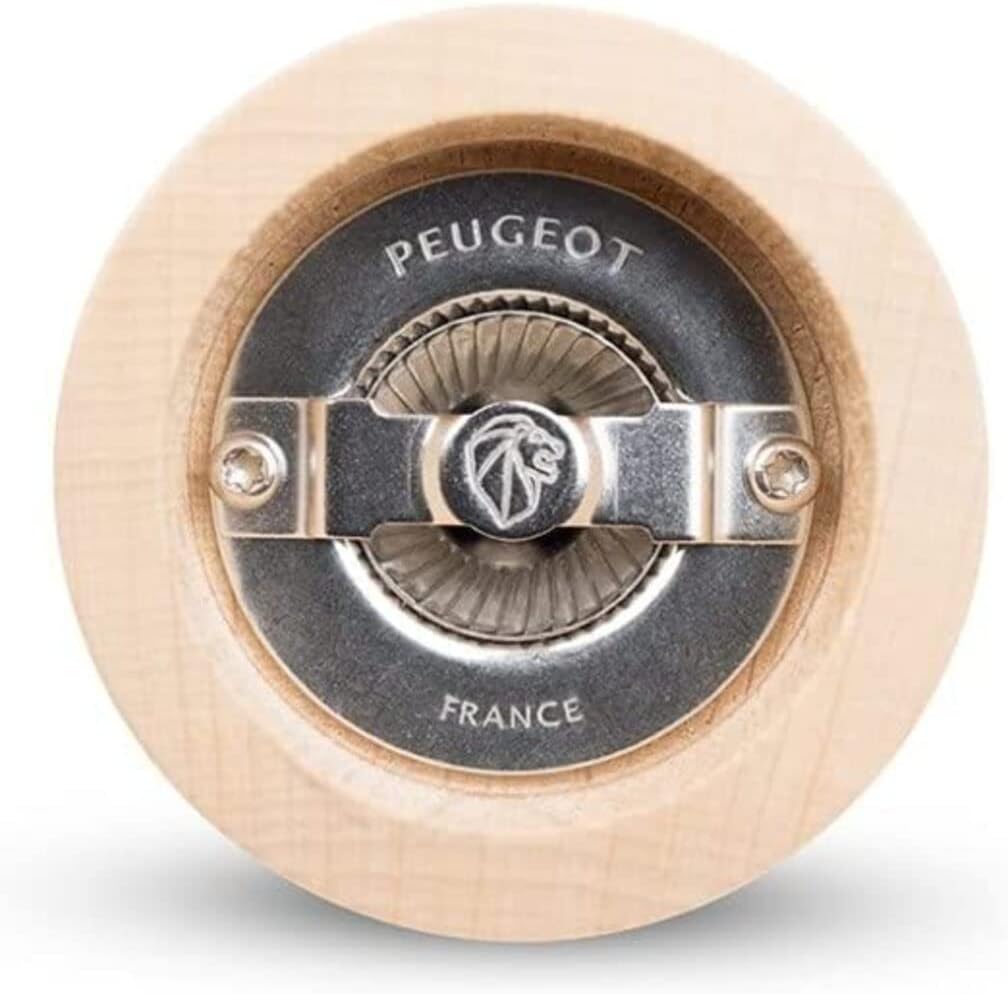 PEUGEOT - Salzmühle Paris Nature 22 cm + Alpensalz - Klassische Mahlgradeinstellung - Aus recyceltem