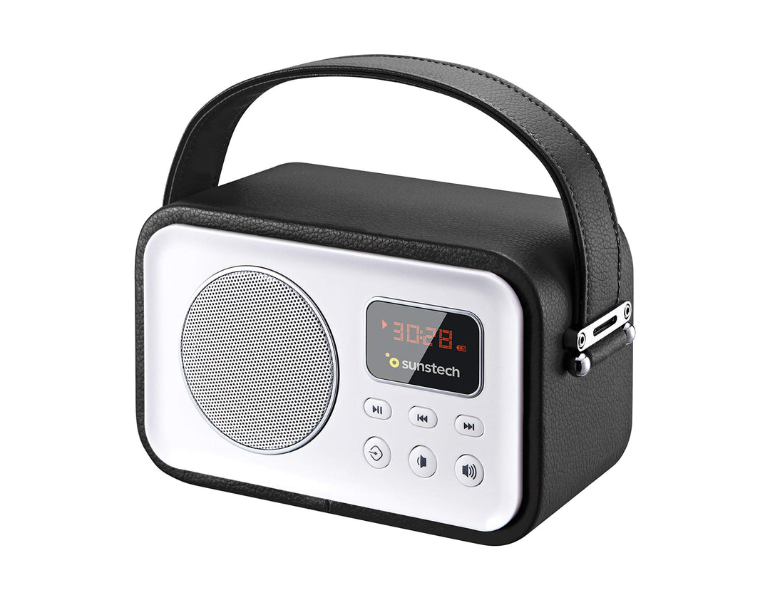 Sunstech RPBT450BK Retro Bluetooth Radio schwarz