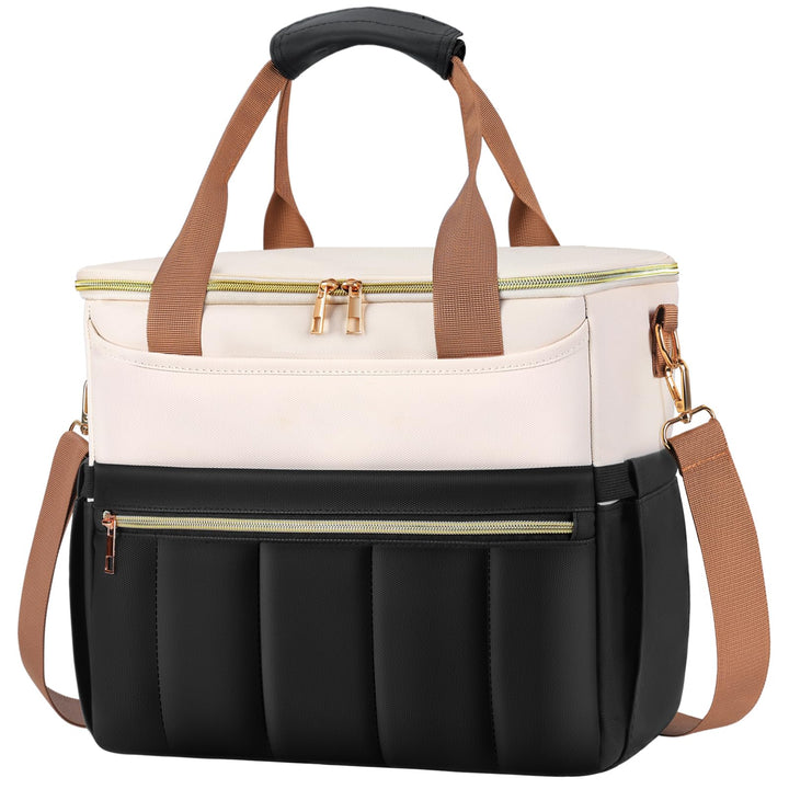 ISEYOU Kühltasche, Lunchtasche mit Weiter Öffnung, Grosse Auslaufsichere Lunch Bag Damen Herren mit