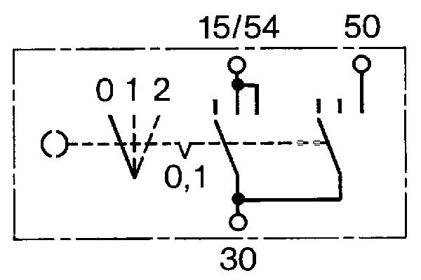 Bosch 0342311007 Zünd-/Startschalter