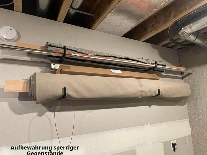 Garagenhaken, 25,4 cm, robuste Garagenaufbewahrung, Werkzeugaufhänger, Wandhalterung, Aufbewahrungsh