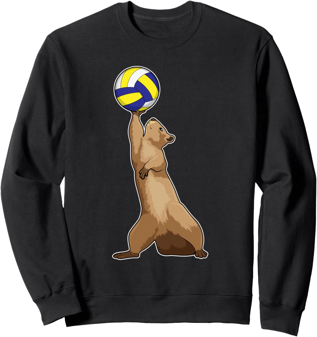 Eichhörnchen Volleyball Volleyballspieler Sport Sweatshirt