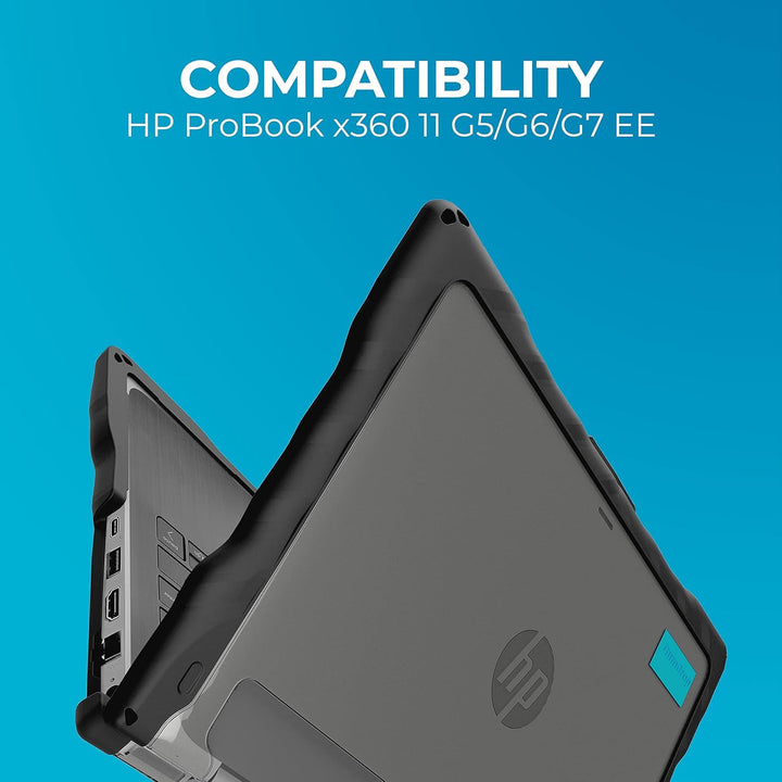 GumDrop DropTech Schutzhülle für HP ProBook x360 11 EE Laptop für K-12 Studenten, Lehrer, Kinder, Sc