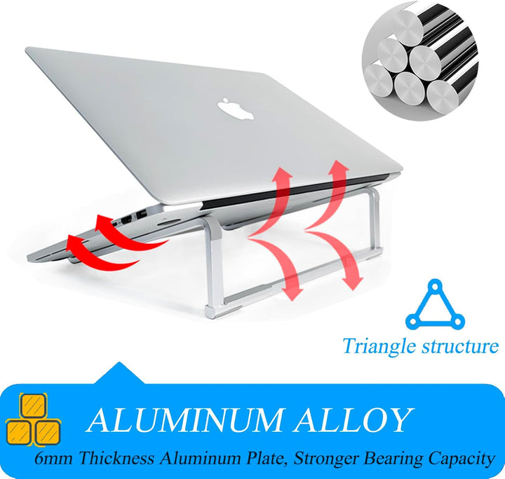 Laptop Ständer Notebook Ständer, Laptopständer Faltbarer Laptop Stand Tragbar aus Aluminiumlegierung
