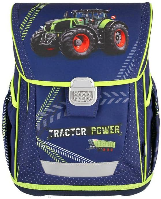 Traktor - Bulldog - Spirit Cool Schulranzen-Set 8tlg. mit Federmappe, Sporttasche, Brotdose und Trin