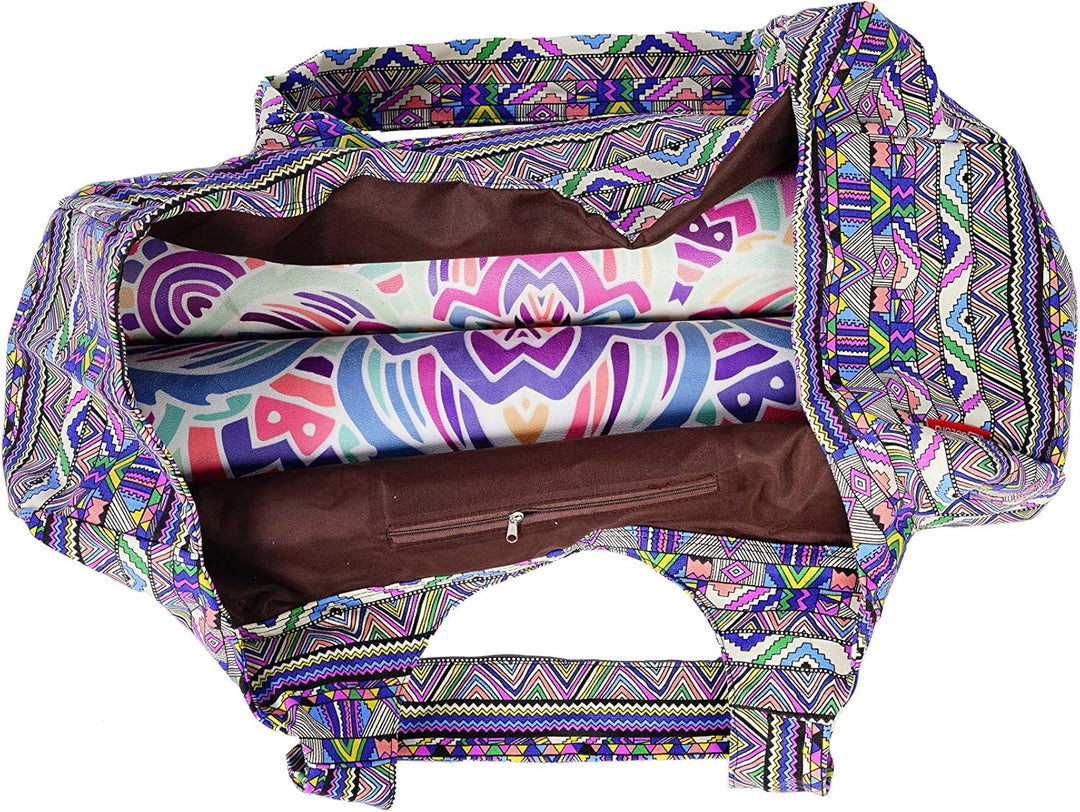 Aozora Yogamatten-Tasche, grosse Tragetasche für Yogamatte, Tragetasche, mit Taschen, passend für Ma